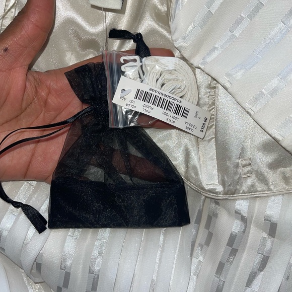 White House Black Market Chiffon Pleated Dress (6) - Picture 9 of 11